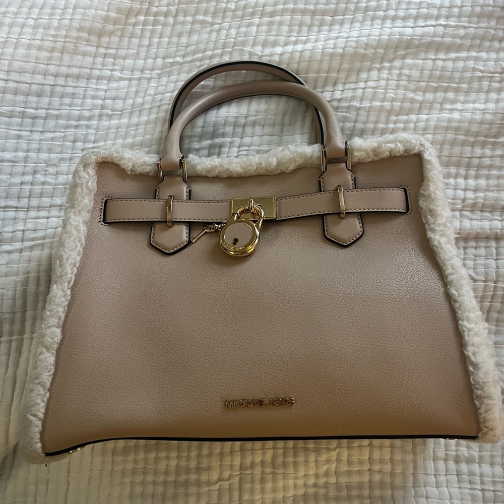 Michael Kors Sherpa Leather Handbag Purse